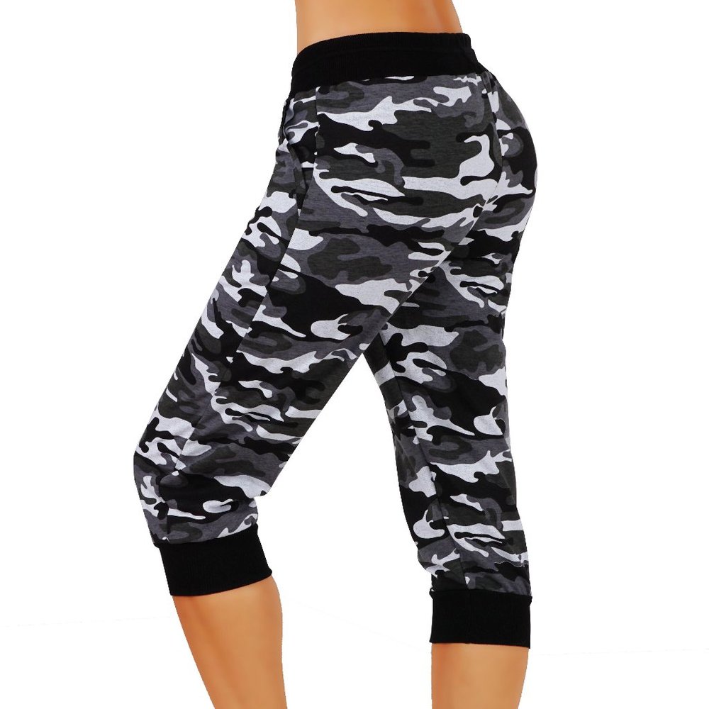 Camouflage Joggers Sweatpants with Pockets - Picture 2 of 2